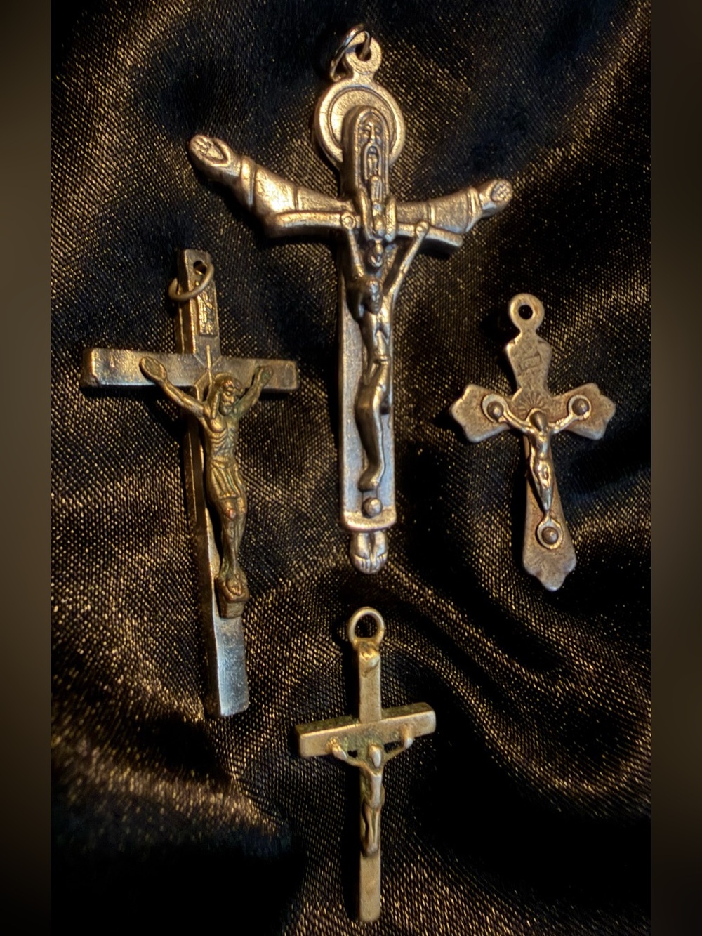Antique Crucifix Pendants Collection